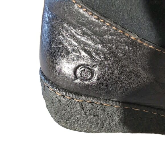 Born Women's Black Size 8.5/40 Medium Width Leather Winter Boots - Picture 10 of 14